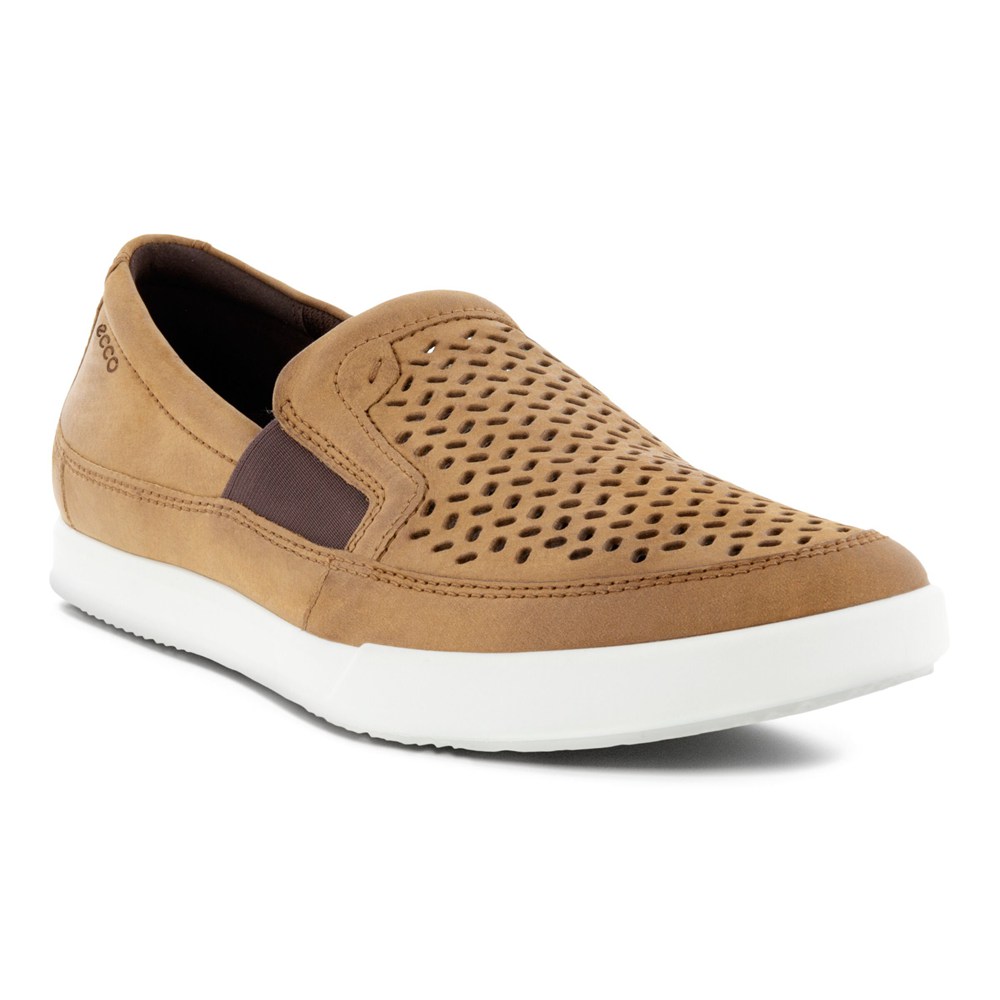 Slip On Hombre - ECCO Cathum - Marrom - TWH574283